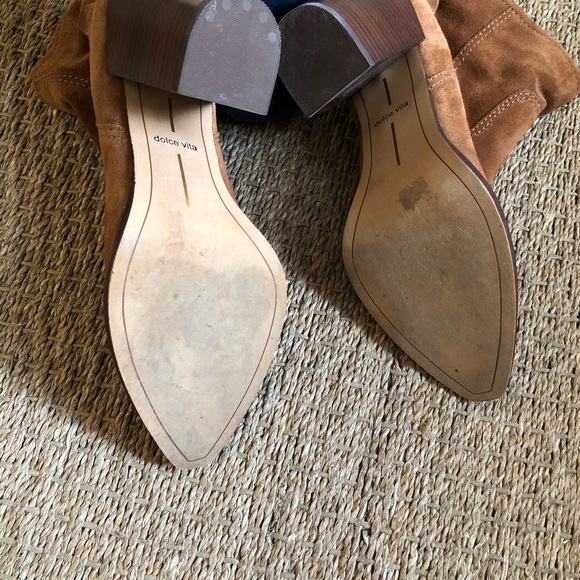 SOLD-Dolce Vita Pointed Toe Block-heel Boots - Picture 6 of 6